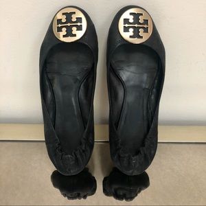 Tory Burch Minnie Leather Ballet Flat